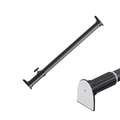 パークレーン つっぱり棒 ジャッキ式 超強力タイプ S マットブラック 幅50~75cm 耐荷重50~55kg（Amazon）