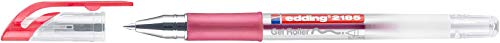 Edding 2185 Bolígrafo Gel Rodillo Rojo 0.7 mm miniatura 3
