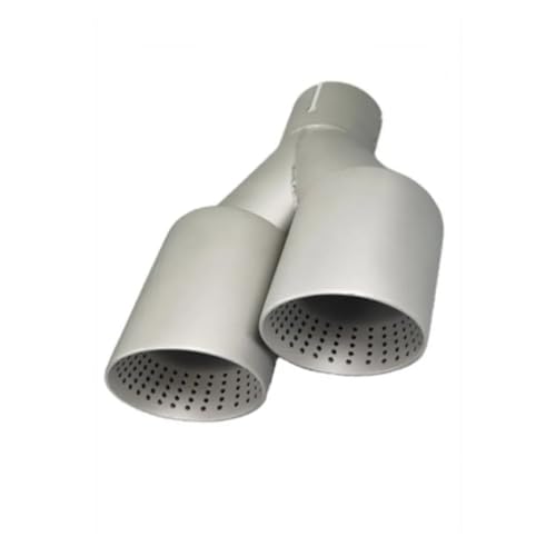 Embout d'échappement double mat en inox look sport premium pour Golf 7 GTI