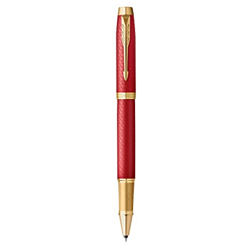 Amazon | Parker IM ローラーボールペン | プレミアムレッドラッカー