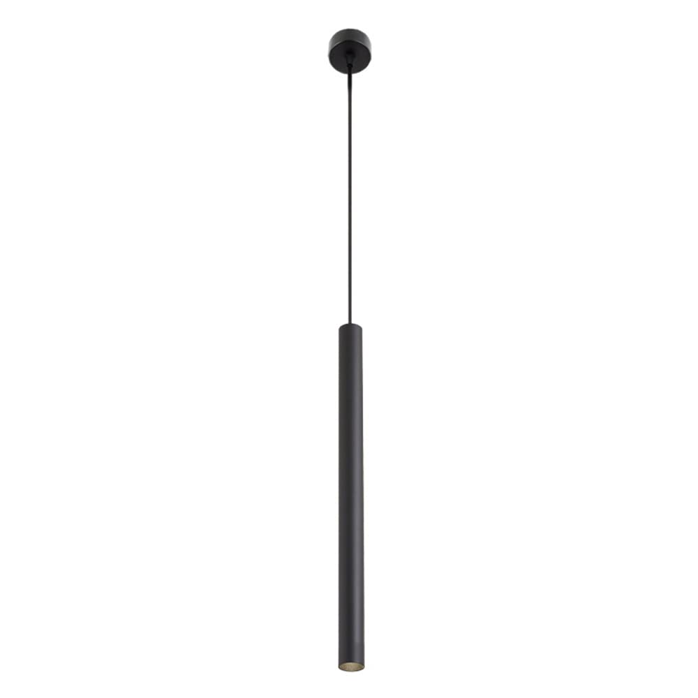 Lámpara colgante nórdica de techo en aluminio macizo con acabado minimalista premium de 60cm