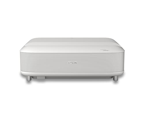 Epson Lifestudio Grand EH-LS670W Bianco diamante, videoproiettore laser intelligente a ottica ultra-corta, 4K PRO UHD, Sound by Bose, Google TV, schermo fino a 120, garanzia di 5 anni*