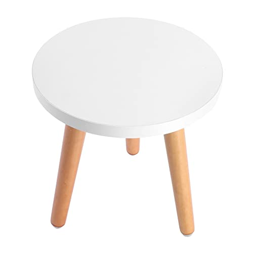 CIYODO Taburete Alto para Plantas de Interior 20 Cm de Diámetro Y 22 Cm de Alto Soporte de Madera para Macetas para Decoración del Hogar Inauguración de La Casa