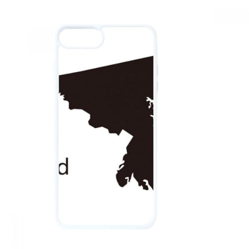 Coque iPhone SE 2 Maryland blanche anti-choc pour éviter les rayures