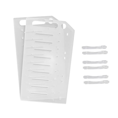 NUOBESTY Soporte Transparente para Disco Duro De Estante DIY Diseño Hueco para Disipación De Calor y Alta Durabilidad Accesorio Seguro y Estable para Estantería De Discos Duros Externos