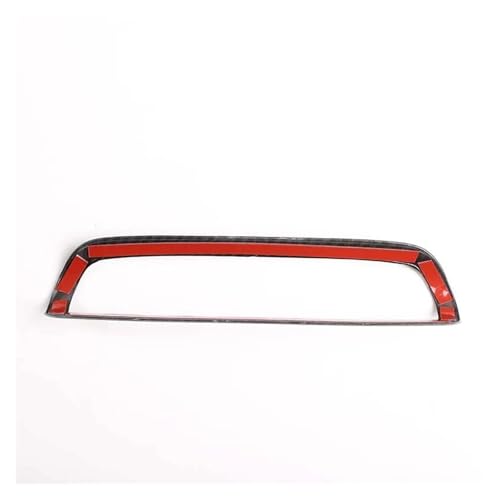 Botón de cerradura para Smart 2009-2015 decorado con moldura ABS roja 3