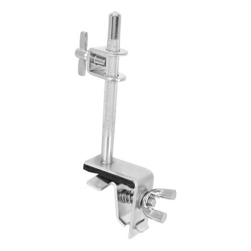 Soporte de Abrazadera para Cowbell FRCOLOR para Kit de Batería, Clip Fijo para Cowbell Compatible con Hardware de Percusión miniatura 1