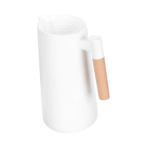 SOLUSTRE Insulated Kettle with Handle Elegant Thermal Carafe for Home Office and Outdoor Use for Hot Water Tea and Beverages Stylish and Portable Design