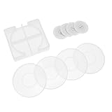 Moules de dessous de verre ronds : moules de dessous de verre en silicone sont pour vous-même, les membres de votre famille, vos amis toute personne qui aime les projets d'artisanat.