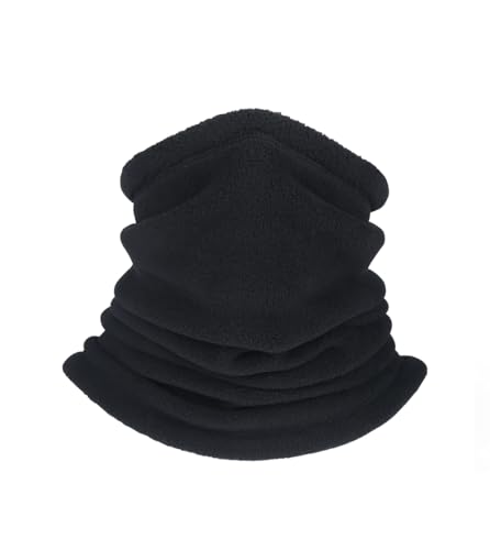 LINUCKER Bufanda tubular para hombre, forro polar, calentador de cuello, bufandas para mujer, invierno, bufanda deportiva, cuello para moto, bicicleta, esquí, exterior, multifunción, para cuello,