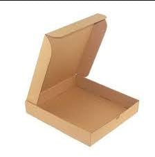 Varda Packaging 3 Ply | Brown 14X10X1 Inches | Inter Lock | Corrugated Boxes Pack of 25 | For Gift Items & Storage etc.