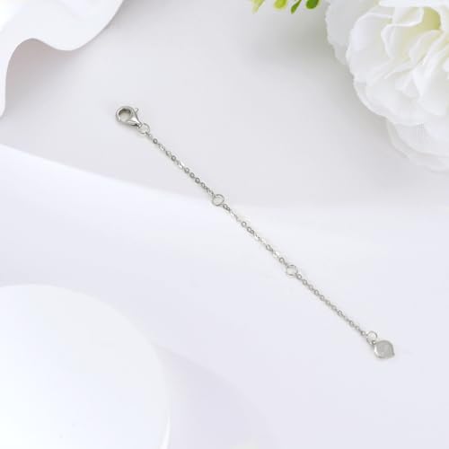 14K Gold 1.5"/2"/3" Extender, Simple Gold Removable Necklace Extension with Durable Lobster Clasp, Adjustable Extension for Necklace Anklet Bracelet4