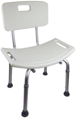 Mobiclinic®, Silla de Ducha con Respaldo, Regulable en Altura, Co...