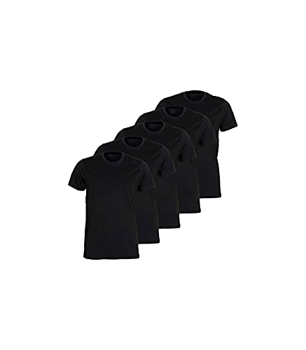 Grupo K-2 Pack 5 Camisetas Algodón Negro S