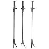 GANAZONO Pinzas para Plantas de Acuario 3 Unidades 50 CM Extra Largas Gris Accesorios para Pecera y Alimentación Herramienta Precisa para Cultivo y Limpieza en Tanque de Agua Dulce y