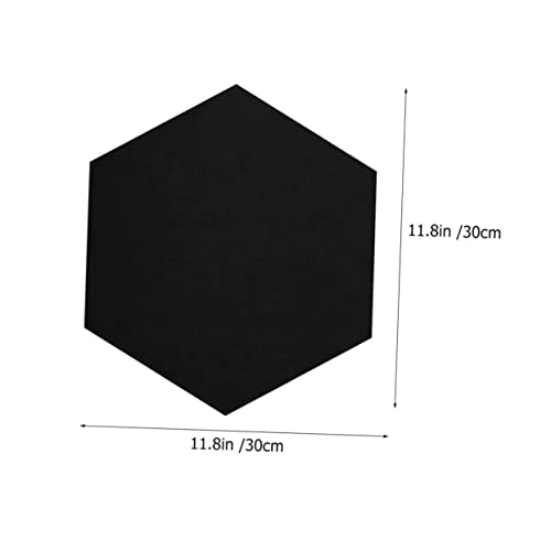 Kisangel 12 piezas paneles acústicos hexagonales de fieltro para decoración de pared, aislante de sonido, resistente al desgaste y antideslizante miniatura 2