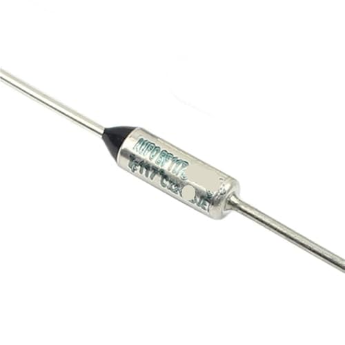 Fusible thermique BF117 10A 250V coupure TF pellet fil axial 5 pièces