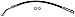Dorman H622424 Front Passenger Side Brake Hydraulic Hose Compatible with Select Lexus Models