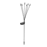 SUIOPPYUW Luces de inundación solares de luz de Tierra Iluminación de Paisaje de Larga duración a Prueba de frío, 10 lámpara de Colores