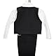 Lito Angels Baby Anzug Jungen Hochzeit, 5 Teiliges Set (Sakko, Weste, Hemd, Hose & Krawatte), Schwarz, Größe 3 Monate 62, 057 (Tag-Nummer 3M)