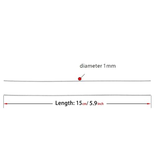 Hojas de sierra de corte de alambre de diamante, 1.0 mm, 10 unidades 2