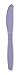 Creative Converting Touch of Color Premium 24 Count Plastic Knives, Luscious Lavender