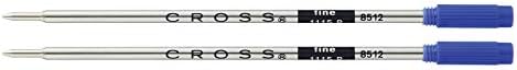 Cross Ballpoint Pen Refill, Pack of 2, Fine, Blue