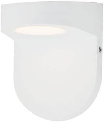 Maxim Ledge - 15W 1 LED Wall Sconce-6.25 Inches Tall and 4.25 Inches Wide-White Finish
