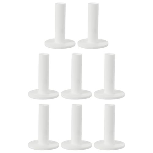 Tees de golf en caoutchouc blanc 7,9 cm lot de 8 pièces pour entraînement