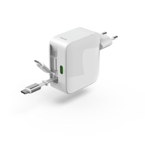 Câble Rétractable 70cm et Chargeur GaN 30W pour un Bureau Rangé sans Câbles