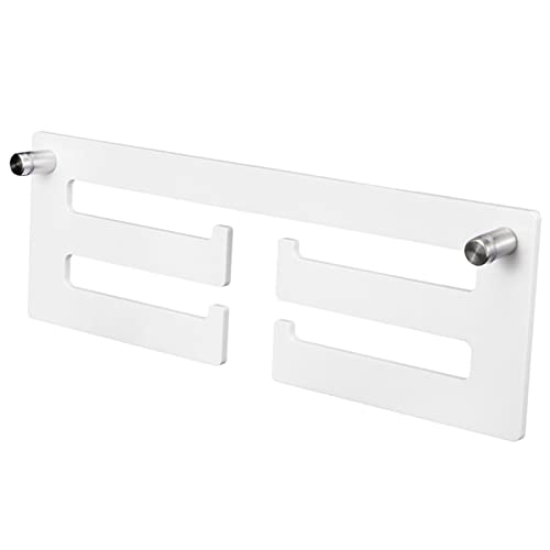 LUCKDANO Colgador de Exhibición de Medallas de Acrílico - Estante para Medallas de Trofeos de Pared de Primera Calidad - Organice y Muestre Sus Logros Tamaño 30 X 10 Cm / 11,8 X 3,9 Pulgadas