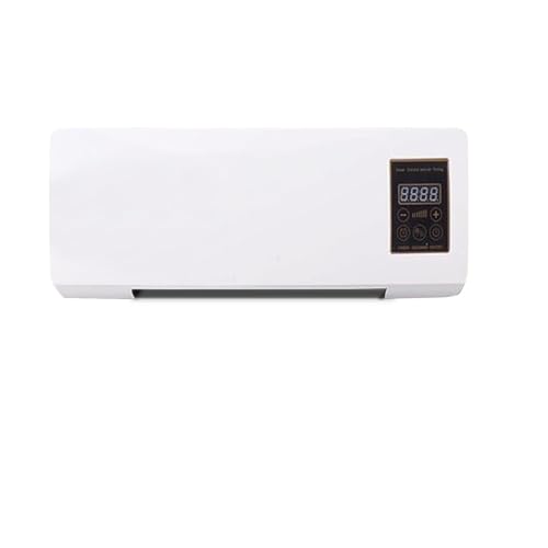 Catálogo para Comprar On-line Mini Aire Acondicionado los mejores 10. 44 Aire acondicionado portátil frío y caliente 2 en 1 montado en la pared, ventilador eléctrico para recámara, mini sistema de aire acondicionado y calefacción, temporizador, sin...