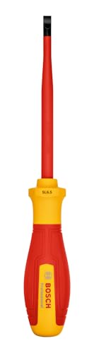 Bosch Professional tournevis VDE plat 65x125 certifié jusquà 1 000 V isolé avec un élastomère thermoplastique TPE - vue 3