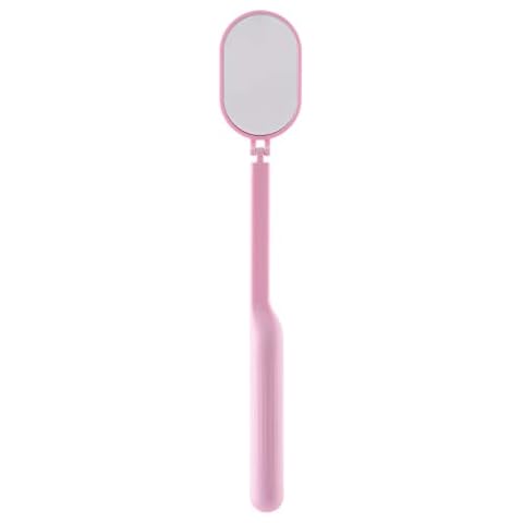 Beauty Junko [1PCS] Large Lash Mirror Tools for Eyelash Extension Supplies, Upgraded Light-weight Folding Pink Eyelash Mirror, Lash Extensions Tools and Accessories Cover