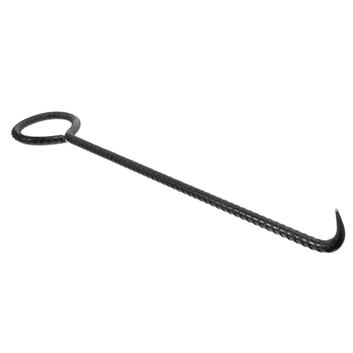 JUMPLAWN Attrezzo Di Sollevamento Per Tombino Gancio a t in Acciaio, 12 Mm Diametro, Adatto a Tombini in Sabbia e Operazioni Di Traino Merci