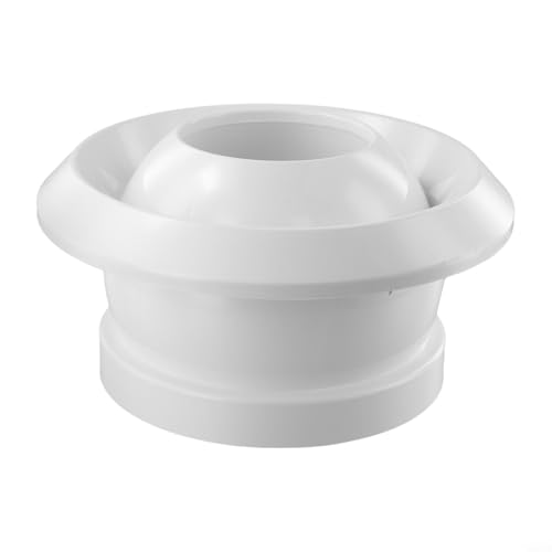 HpLive Válvula de disco blanca de 200 mm, rejilla de ventilación ABS ajustable, mejora el flujo de aire y reduce sin esfuerzo el ruido para ventilador de extracción, ventilador de tubo