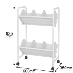 Amazon｜トヨダプロダクツ ファイルワゴン スチール製 仕切り8枚