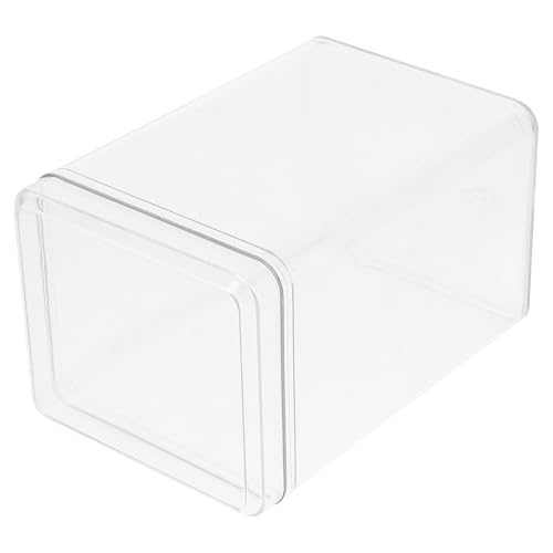 SOESFOUFU Caja de Exhibición Transparente Vitrina Pet Estable y Práctica para Función Múltiple de Almacenamiento Figuras de Acción y Minerales para Encimera