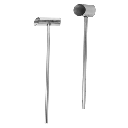 BRIGHTFUFU Multi-function Marshmallow Spoon Cotton Candy Maker Sugar Scoop Reusable Portable Easy to Handle Stainless Steel