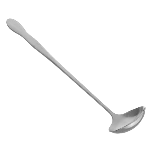 HEALEEP Cuillère Ronde pour Remuer Servir Sauce Soupe Café et Plat Chaud Ustensile de Cuisine Polyvalent