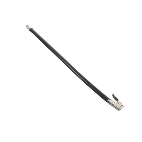 DECORNIJIA Adaptador Inflador Neumáticos con Manguera Extensión Compatible Coche y Moto Resistente para Inflar Ruedas Rápida Conexión