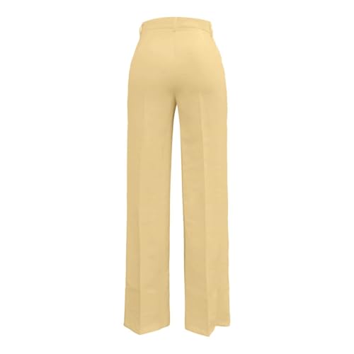 Business Casual Pants for Women High Waisted Dress Pants Straight Leg Slacks Daily Soft Work Trousers with Pocket3