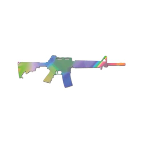 RDW CAR-4 Premium Sticker Decal Oil Slick Rainbow Holographi