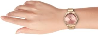 Titan Raga Showstopper Quartz Analog Pink Dial Rose Gold Metal Strap Watch for Women - NT95281WM01