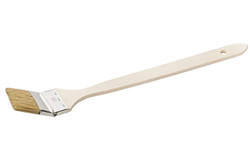 12 Heizkörperpinsel 75 mm Chinaborste hell Eckenpinsel Winkelpinsel Maler Pinsel Eck Lack zur Verarbeitung von lösemittelhaltigen Farben, Lacken und Lasuren Cover