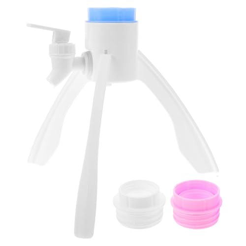 SHINEOFI Soporte Triangular para Jarra y Garrafón de Agua Potable Base ABS Blanca 3 Conectores Incluidos Estante Compacto para Dispensador de Bebidas y Enfriador de Agua