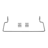 Keenso Camping-Tisch-Hängeregal, 304 Edelstahl-Tisch-Seitenaufhänger, 0,5-Einheiten-Regal, Papierhandtuchhalter mit Schiebeschnallen für -, Outdoor, Camping, Kochen