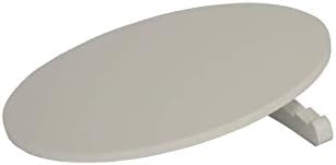 RoutCAD Hide Hole Quick Round Repair Panel for Wall and Ceiling, Exactly Fit Hole Without Trimming, Access Panel for Standard Drywall Sheetrock (White, 7 1/8")