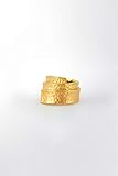  Claris Schmuckdesign Ring Babel gelbvergoldet, 17