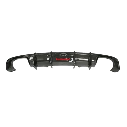 Carbon Fiber Rear Bumper Lip Diffuser with Compatible with Audi A4 B9 Sport 2017-2019